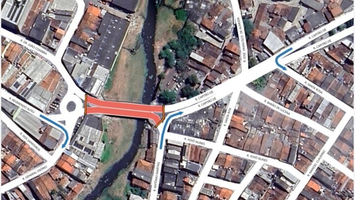 Ponte será interditada para manutenção após afundamento no asfalto