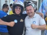 Cabo Cardoso encerra campanha no Salgado com buzinaço e abraços de eleitores