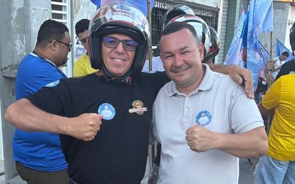 Cabo Cardoso encerra campanha no Salgado com buzinaço e abraços de eleitores