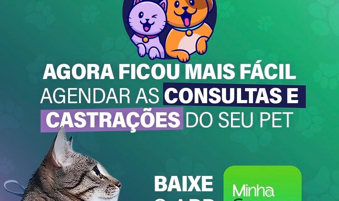 Saiba como fazer agendamentos para o Hospital Veterinário Municipal pelo aplicativo Minha Caruaru