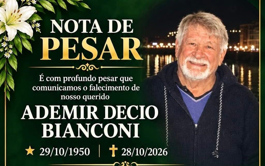 Morre Ademir Décio Bianconi, que marcou época no Central de Caruaru